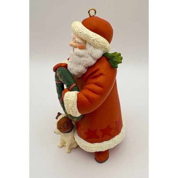 Hallmark Keepsake Santa's Friend Christmas Tree Ornament Marjolein Bastin 1997 - Picture 4 of 8